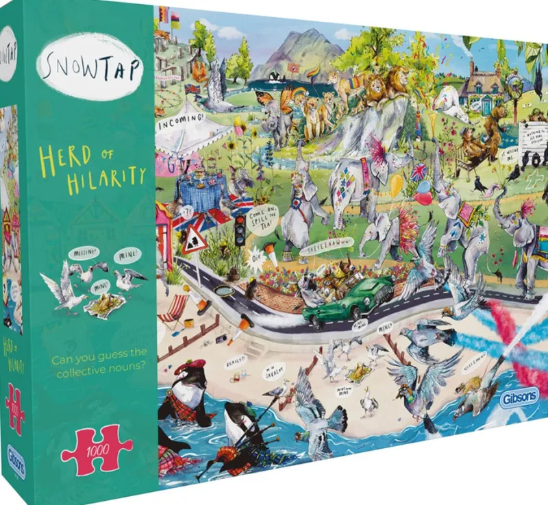 Gibsons - Herd of Hilarity - 1000 Piece Jigsaw Puzzle New