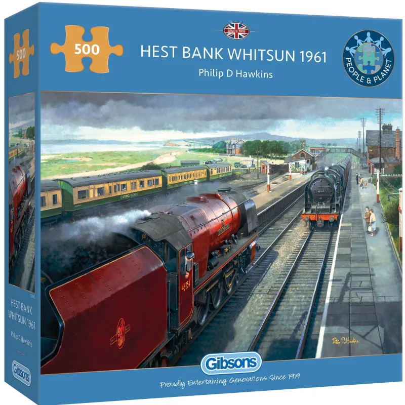 Gibsons - Hest Bank Whitsun 1961 - 500 Piece Jigsaw Puzzle Hot