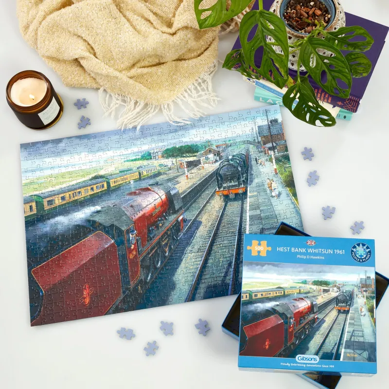 Gibsons - Hest Bank Whitsun 1961 - 500 Piece Jigsaw Puzzle Hot