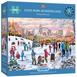 Gibsons - Hyde Park Winter Wonderland - 1000 Piece Jigsaw Puzzle Hot