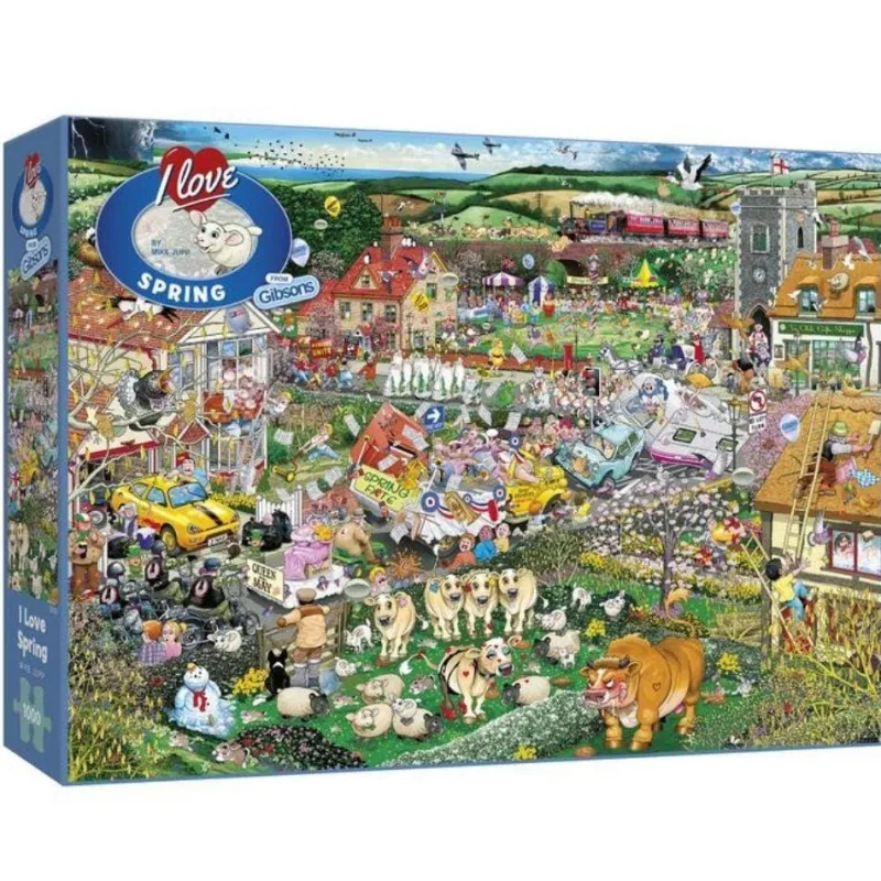 Gibsons - I Love Spring - 1000 Piece Jigsaw Puzzle New