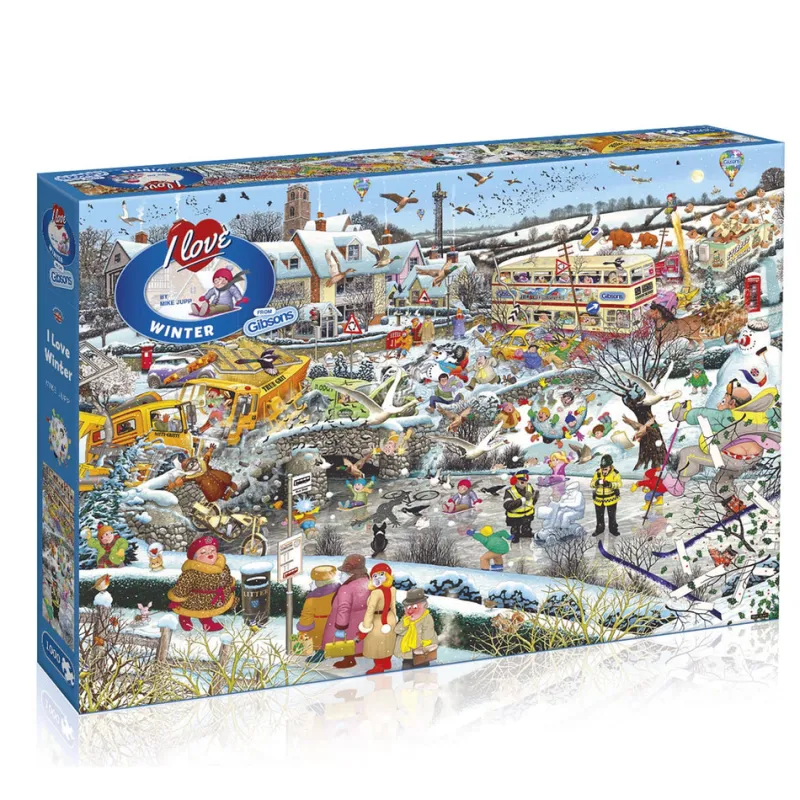 Gibsons - I Love Winter - 1000 Piece Jigsaw Puzzle Discount