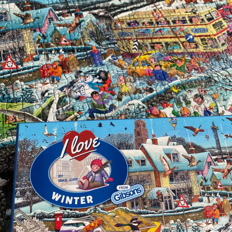Gibsons - I Love Winter - 1000 Piece Jigsaw Puzzle Discount