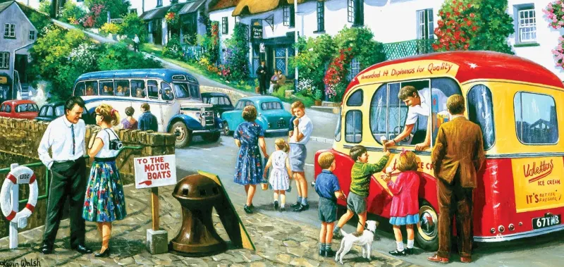 Gibsons - Ice Cream by the River - 636 Piece Jigsaw Puzzle Discount