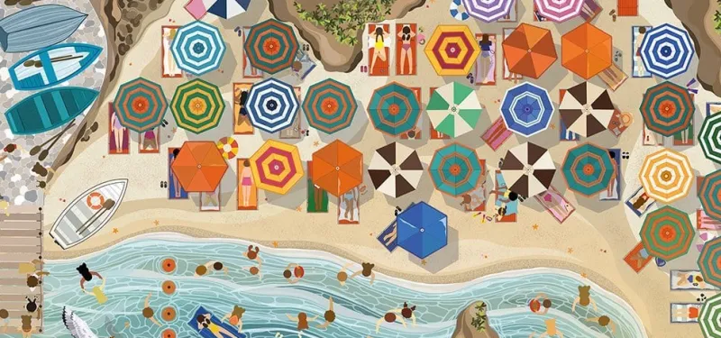 Gibsons - Italian Riviera - 636 Piece Jigsaw Puzzle Fashion