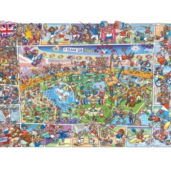Gibsons - Jokesaws - Team GB: Medals in the Making - 1000 Piece Jigsaw Puzzle Fashion