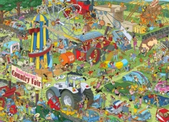 Gibsons - Jokesaws: Country Show Chaos - 1000 Piece Jigsaw Puzzle Hot
