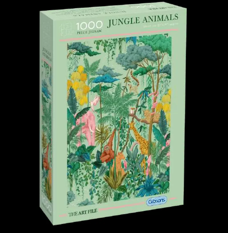 Gibsons - Jungle Animals - 1000 Piece Jigsaw Puzzle Discount