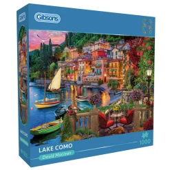 Gibsons - Lake Como - 1000 Piece Jigsaw Puzzle Outlet