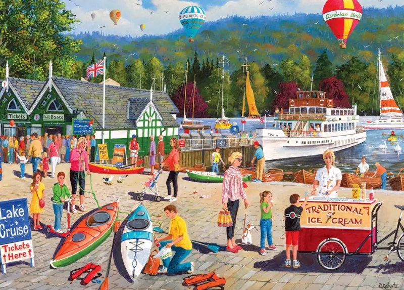 Gibsons - Lake Windermere - 1000 Piece Jigsaw Puzzle New