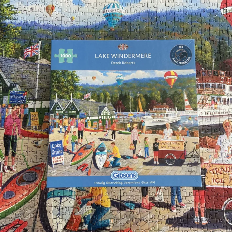 Gibsons - Lake Windermere - 1000 Piece Jigsaw Puzzle New