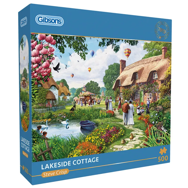 Gibsons - Lakeside Cottage - 500 Piece Jigsaw Puzzle Outlet