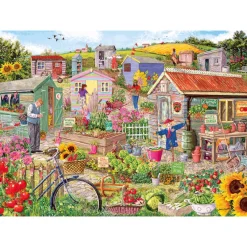 Gibsons - Life on the Allotment - 1000 Piece Jigsaw Puzzle Clearance