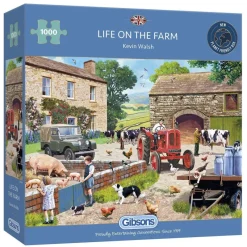 Gibsons - Life on the Farm- 1000 Piece Jigsaw Puzzle Discount