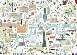 Gibsons - Map of London - 1000 Piece Jigsaw Puzzle Sale