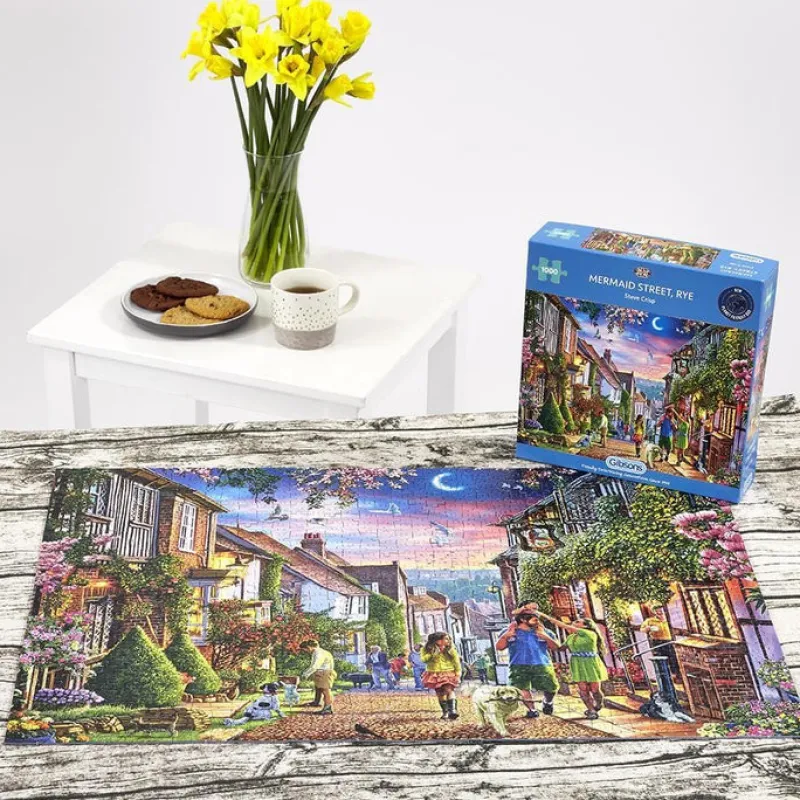 Gibsons - Mermaid Street, Rye - 1000 Piece Jigsaw Puzzle Fashion