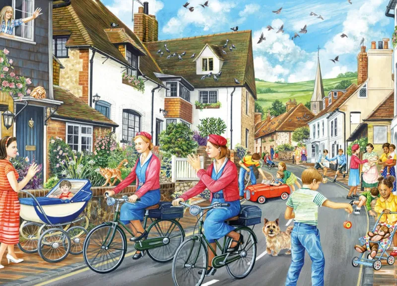 Gibsons - Merry Midwives - 1000 Piece Jigsaw Puzzle Online