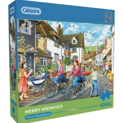 Gibsons - Merry Midwives - 500 XL Piece Jigsaw Puzzle New