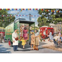 Gibsons - Mitchell's Mobile Shop - 4 x 500 Piece Jigsaw Puzzles Discount