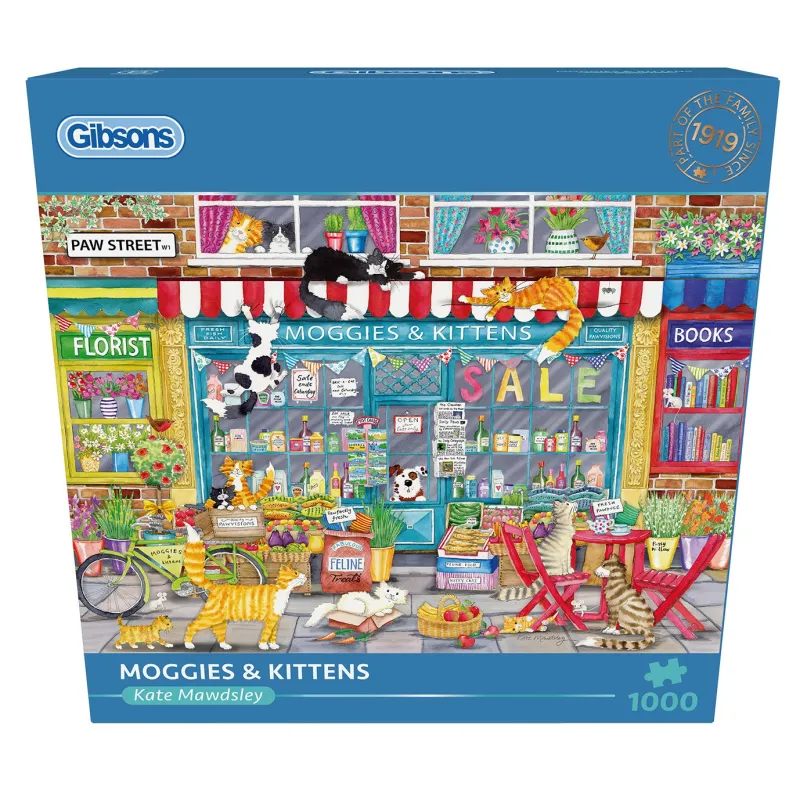 Gibsons - Moggies & Kittens - 1000 Pieces Discount