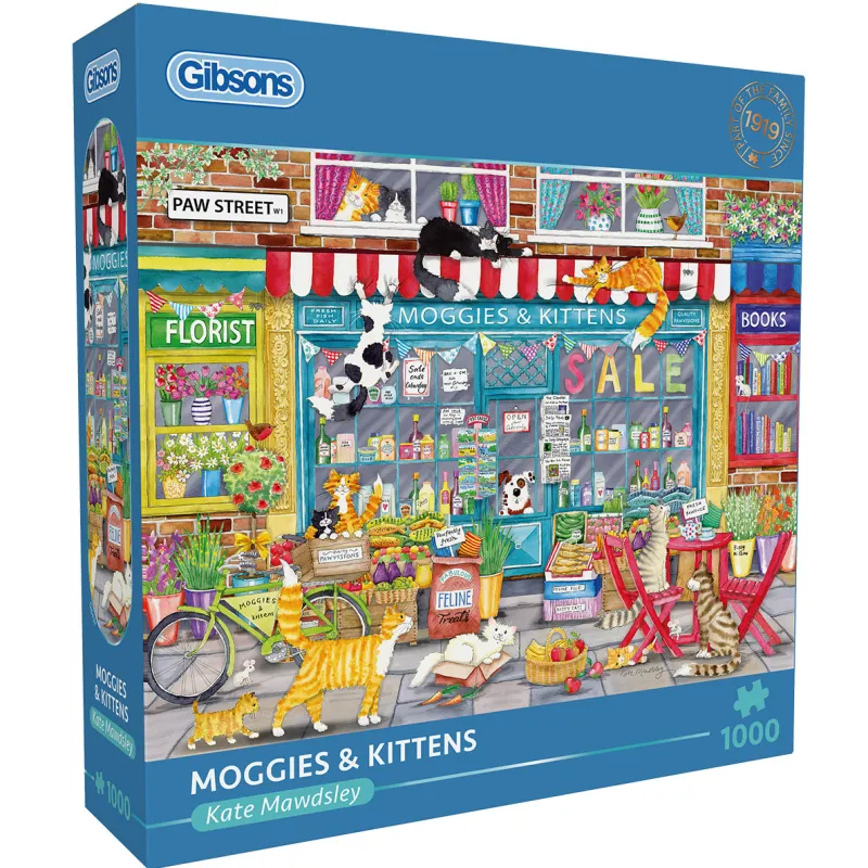 Gibsons - Moggies & Kittens - 1000 Pieces Discount
