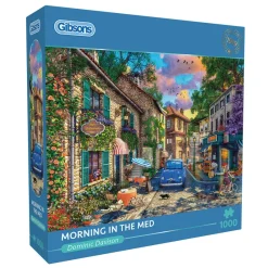 Gibsons - Morning in the Med - 1000 Piece Jigsaw Puzzle New