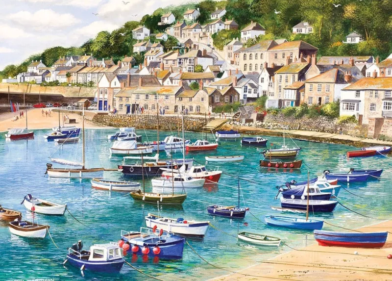 Gibsons - Mousehole - 1000 Piece Jigsaw Puzzle Clearance