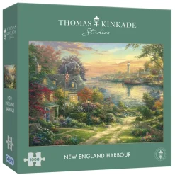 Gibsons - New England Harbour - 1000 Piece Jigsaw Puzzle New