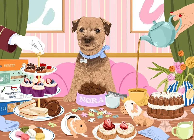 Gibsons - Nibbles with Nora - 1000 Piece Jigsaw Puzzle Discount