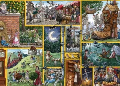 Gibsons - Nursery Rhymes Through Time - 1000 Piece Jigsaw Puzzle Fashion