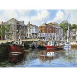 Gibsons - Padstow Harbour - 1000 Piece Jigsaw Puzzle Outlet