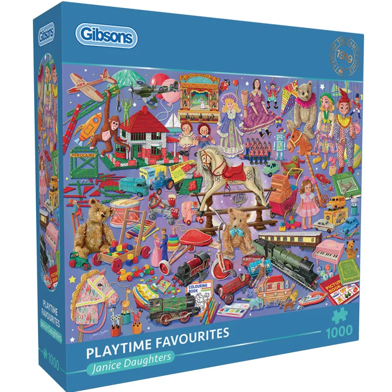 Gibsons - Playtime Favourites - 1000 Piece Jigsaw Puzzle Clearance