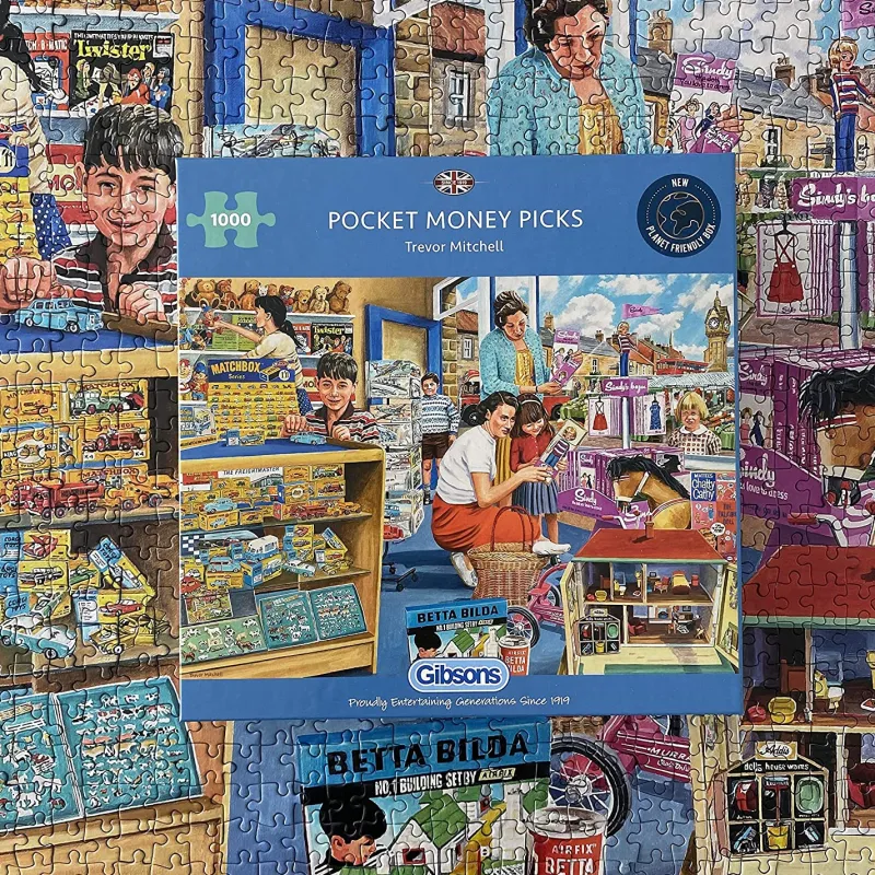 Gibsons - Pocket Money Picks - 1000 Piece Jigsaw Puzzle Fashion