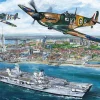 Gibsons - Portsmouth Flypast - 1000 Piece Jigsaw Puzzle Online
