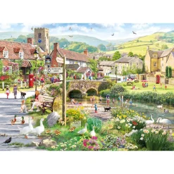 Gibsons - Puddle Ducks & Paddling - 500 Piece Jigsaw Puzzle Clearance