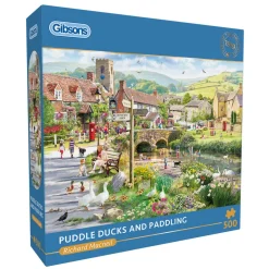 Gibsons - Puddle Ducks & Paddling - 500 Piece Jigsaw Puzzle Clearance