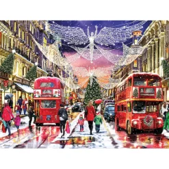 Gibsons - Regent Street at Christmas - 500 XL Piece Jigsaw Puzzle Outlet
