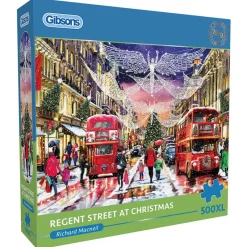Gibsons - Regent Street at Christmas - 500 XL Piece Jigsaw Puzzle Outlet