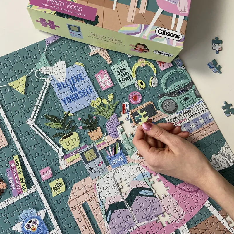 Gibsons - Retro Vibes - 1000 Piece Jigsaw Puzzle Hot