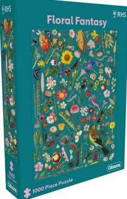 Gibsons - RHS: Floral Fantasy - 1000 Piece Jigsaw Puzzle Hot