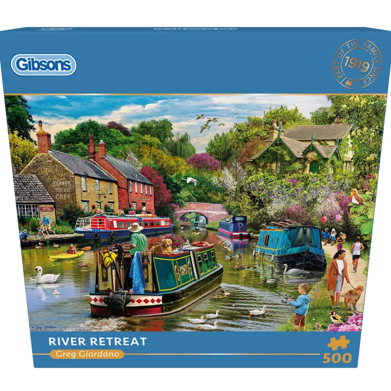 Gibsons - River Retreat - 500 Pieces Clearance