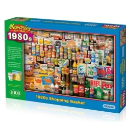 Gibsons - 1980s Shopping Basket - 1000 Piece Jigsaw Puzzle Fashion