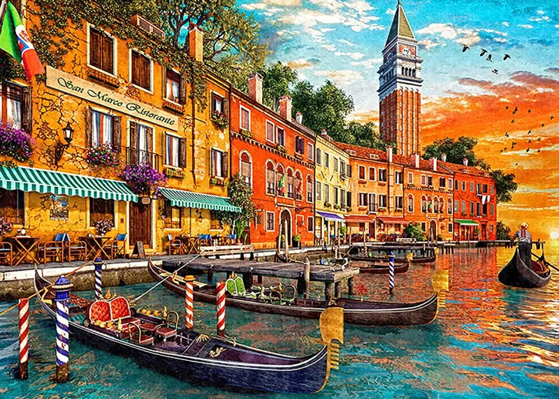 Gibsons - San Marco Sunset - 1000 Piece Jigsaw Puzzle Sale