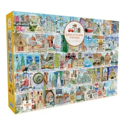 Gibsons - Sights & Sounds of Europe - 1000 Piece Jigsaw Puzzle Online