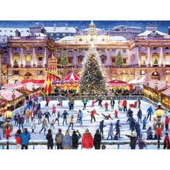 Gibsons - Skating at Somerset House - 1000 Piece Jigsaw Puzzle Clearance