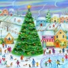 Gibsons - Skating in the Village - 636 Piece Jigsaw Puzzle Best
