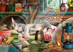 Gibsons - Snoozing in the Shed - 1000 Piece Jigsaw Puzzle New