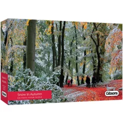 Gibsons - Snow in Autumn - 636 Piece Jigsaw Puzzle Clearance