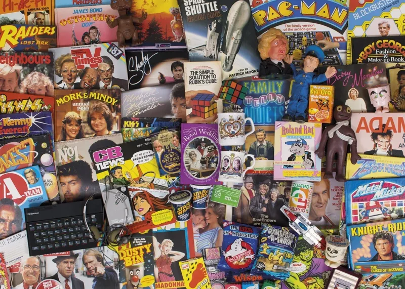 Gibsons - Spirit of the 80s - 1000 Piece Jigsaw Puzzle Fashion