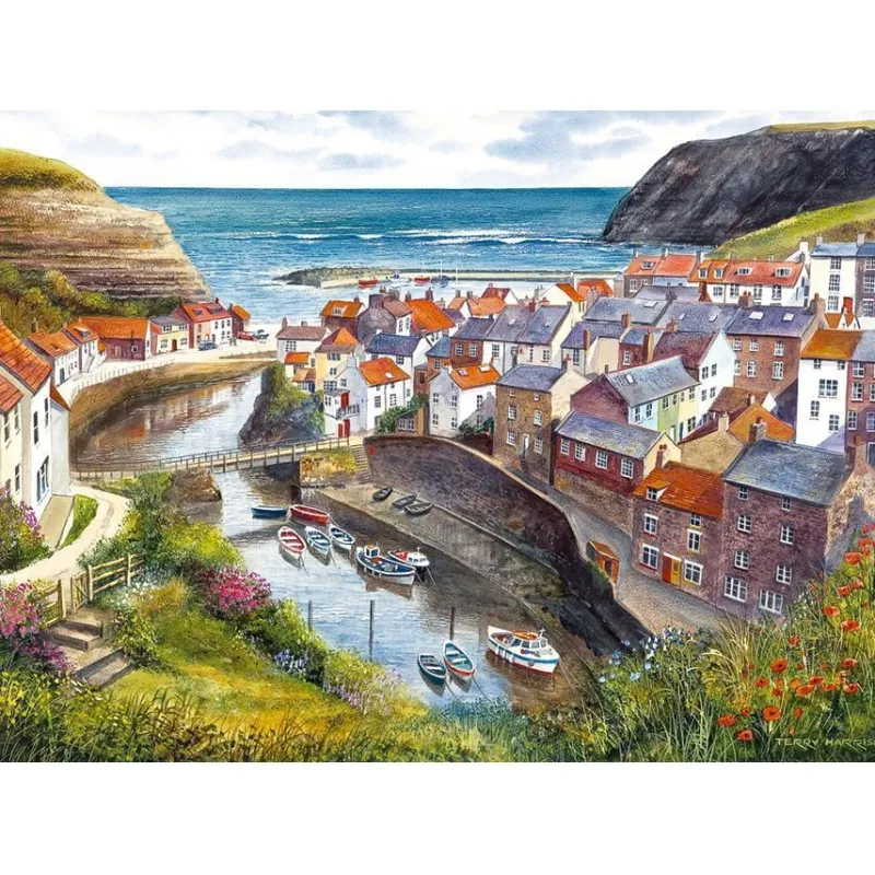 Gibsons - Staithes - 1000 Piece Jigsaw Puzzle New